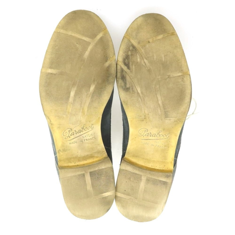 【中古】パラブーツ Paraboot スエード チャッカブーツ ブルーグレー【 6 1/2 】【 状態ランクC 】【 メンズ 】