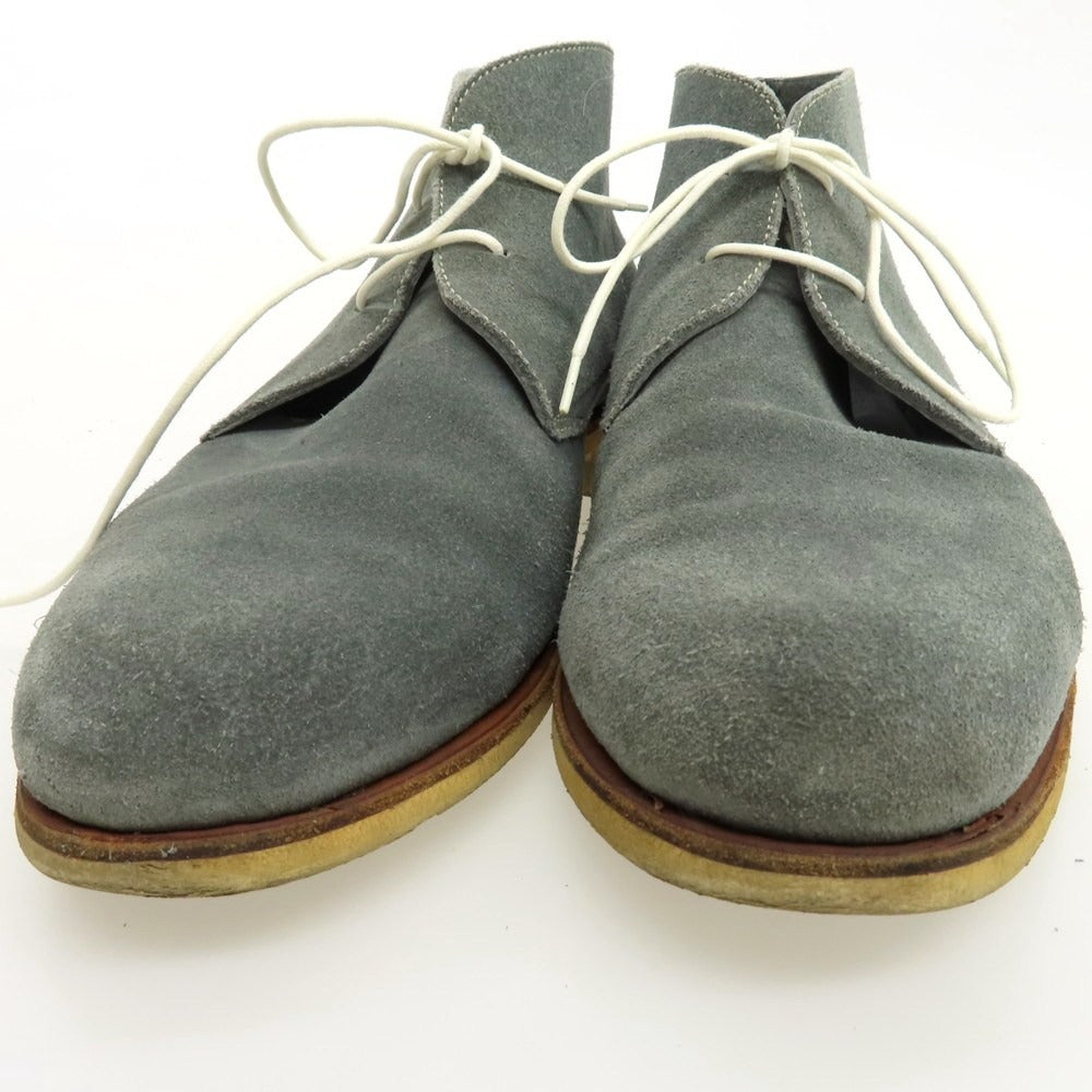 【中古】パラブーツ Paraboot スエード チャッカブーツ ブルーグレー【 6 1/2 】【 状態ランクC 】【 メンズ 】