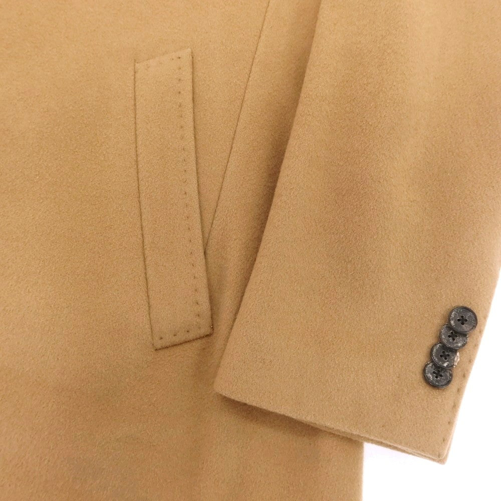 【中古】ラルディーニ LARDINI ウールカシミヤ チェスターフィールドコート キャメル【 46 】【 状態ランクD 】【 メンズ 】