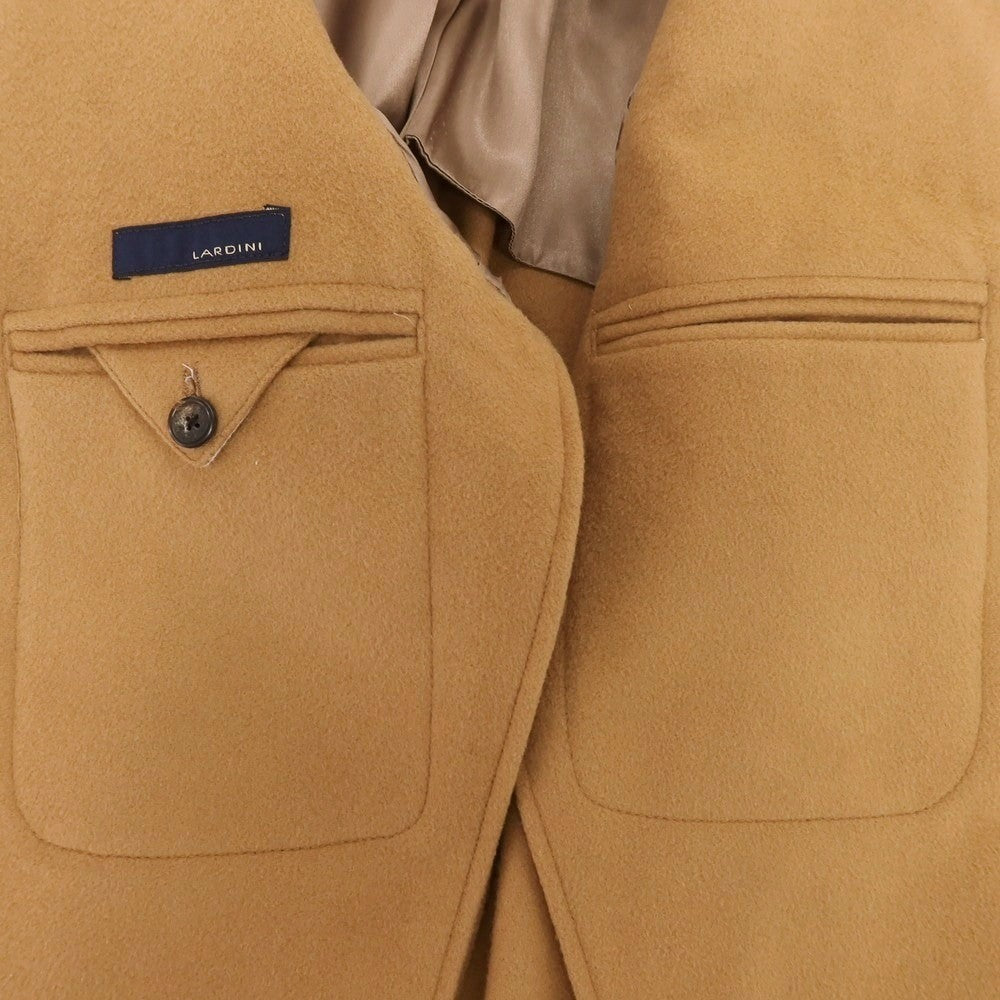 【中古】ラルディーニ LARDINI ウールカシミヤ チェスターフィールドコート キャメル【 46 】【 状態ランクD 】【 メンズ 】