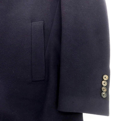 【中古】ラルディーニ LARDINI ウール チェスターフィールドコート ネイビー【 46 】【 状態ランクD 】【 メンズ 】