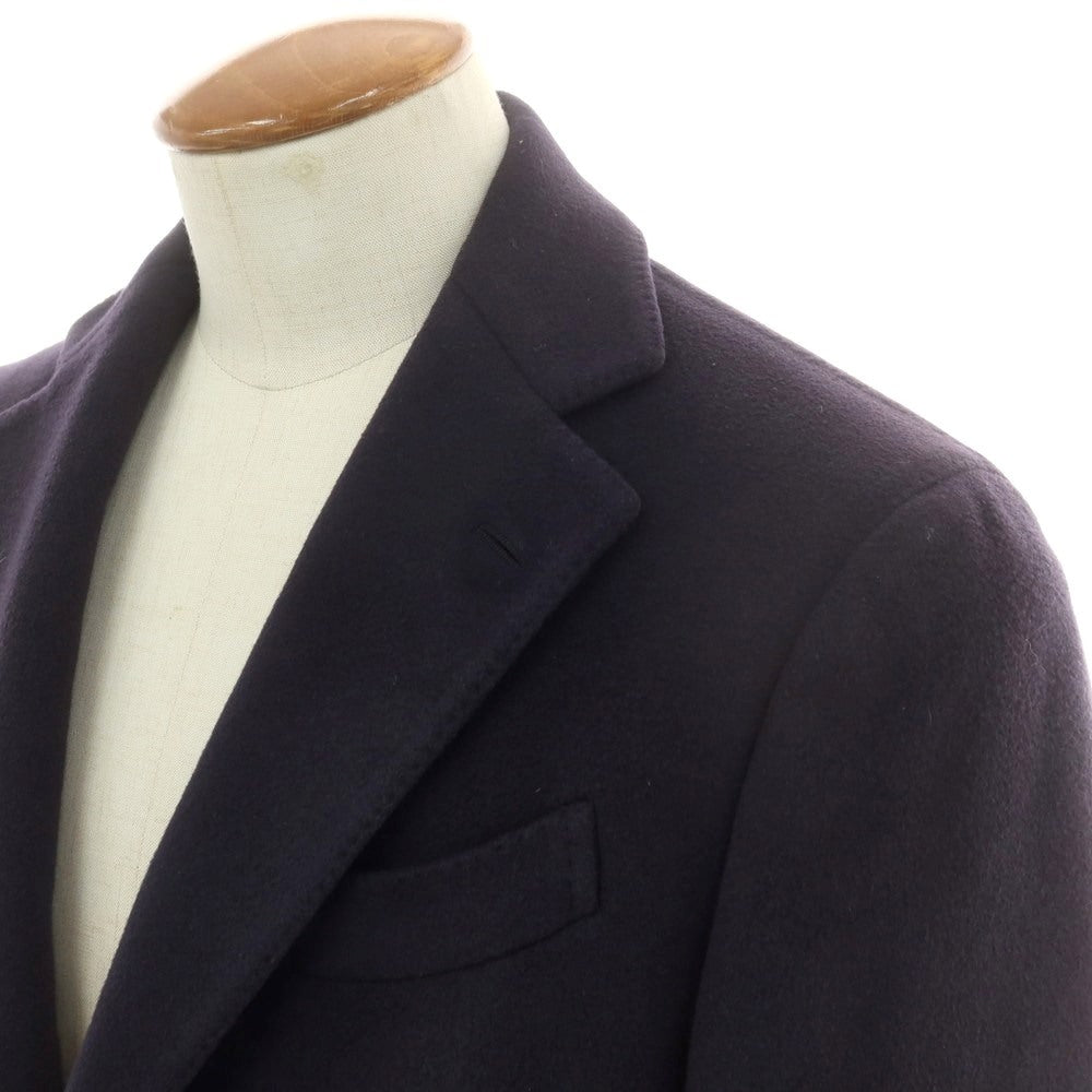 【中古】ラルディーニ LARDINI ウール チェスターフィールドコート ネイビー【 46 】【 状態ランクD 】【 メンズ 】