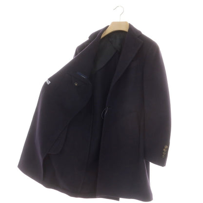 【中古】ラルディーニ LARDINI ウール チェスターフィールドコート ネイビー【 46 】【 状態ランクD 】【 メンズ 】