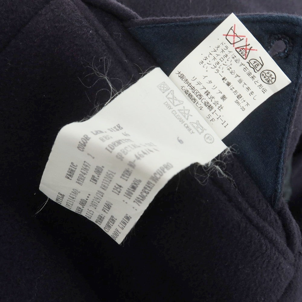 【中古】ラルディーニ LARDINI ウール チェスターフィールドコート ネイビー【 46 】【 状態ランクD 】【 メンズ 】