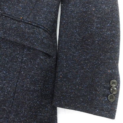 【中古】ボリオリ BOGLIOLI DOVER シルク混ウール チェスターフィールドコート ネイビー【 46 】【 状態ランクB 】【 メンズ 】