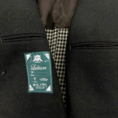 【中古】ルビアム LUBIAM ウール チェスターフィールドコート ダークブラウン【 46 】【 状態ランクB 】【 メンズ 】