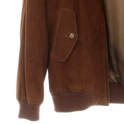 【中古】チンクアンタ Cinquanta ゴートスエード G9 レザーブルゾン ブラウン【 46 】【 状態ランクB 】【 メンズ 】