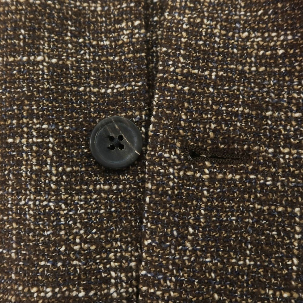 【中古】ラルディーニ LARDINI ウールコットン テーラードジャケット ブラウン【 46 】【 状態ランクC 】【 メンズ 】