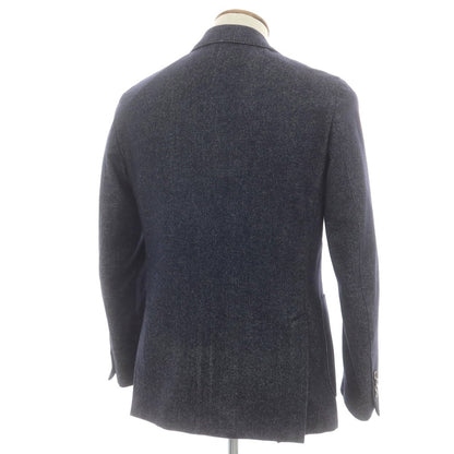 【中古】ラルディーニ LARDINI コットンウール カジュアルジャケット ネイビー【 46 】【 状態ランクC 】【 メンズ 】