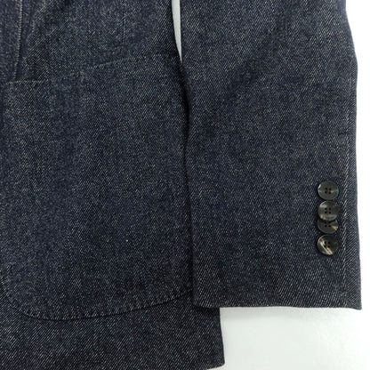 【中古】ラルディーニ LARDINI コットンウール カジュアルジャケット ネイビー【 46 】【 状態ランクC 】【 メンズ 】