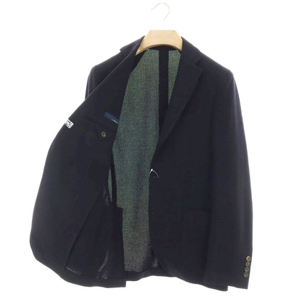 【中古】ラルディーニ LARDINI ウール 3B テーラードジャケット ネイビー【 46 】【 状態ランクC 】【 メンズ 】