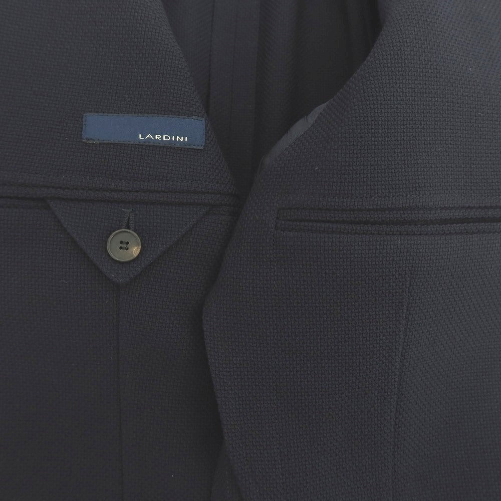 【中古】ラルディーニ LARDINI ウール 3B テーラードジャケット ネイビー【 サイズ46 】【 状態ランクC 】【 メンズ 】 [BPD]