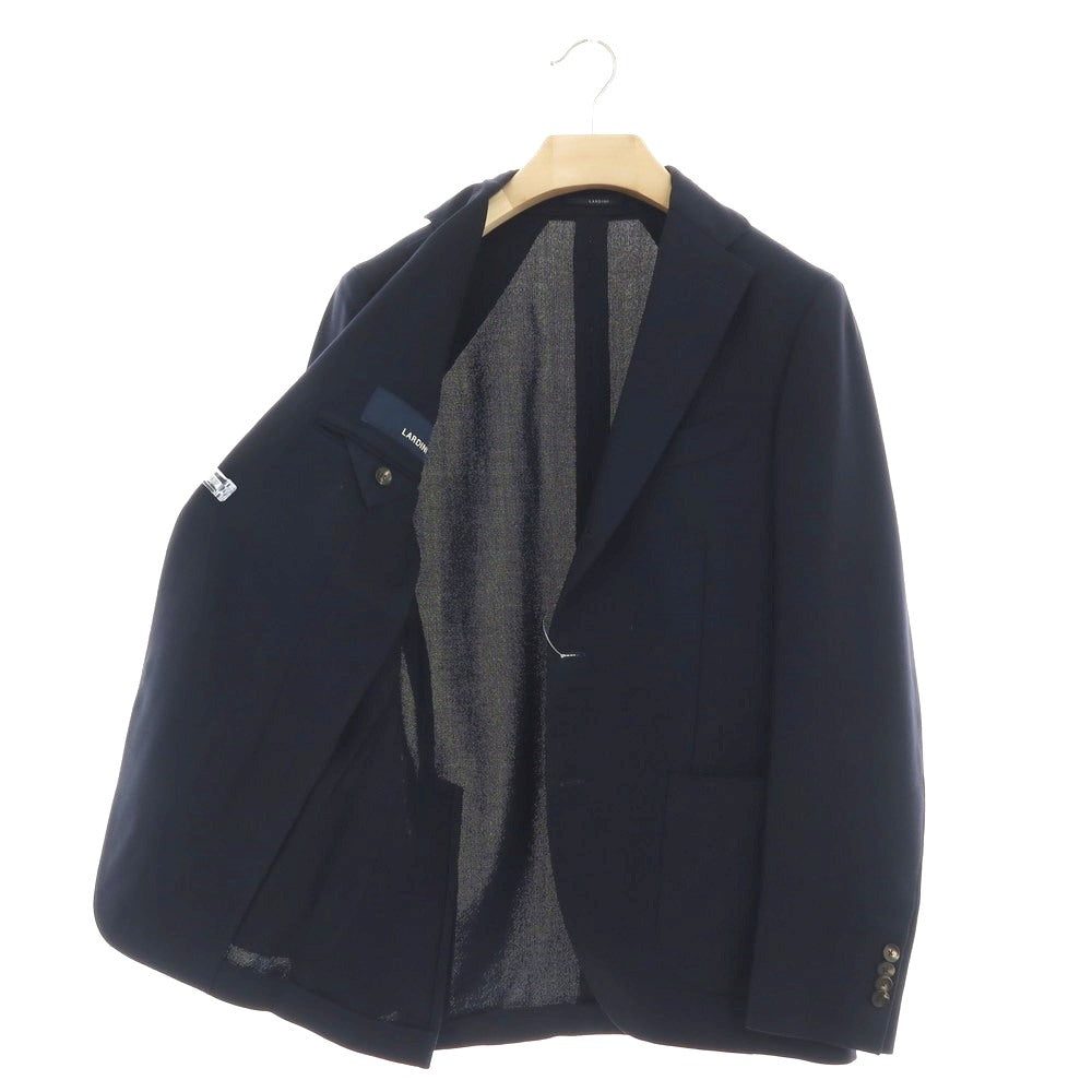 【中古】ラルディーニ LARDINI ウール 3B テーラードジャケット ネイビー【 46 】【 状態ランクB 】【 メンズ 】