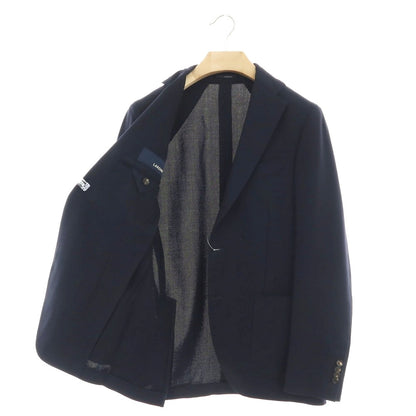 【中古】ラルディーニ LARDINI ウール 3B テーラードジャケット ネイビー【 46 】【 状態ランクB 】【 メンズ 】