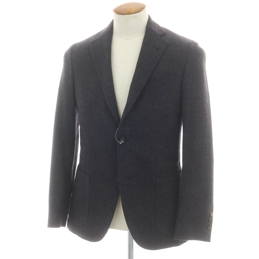 【中古】ラルディーニ LARDINI ウールコットン テーラードジャケット グレー【 46 】【 状態ランクB 】【 メンズ 】