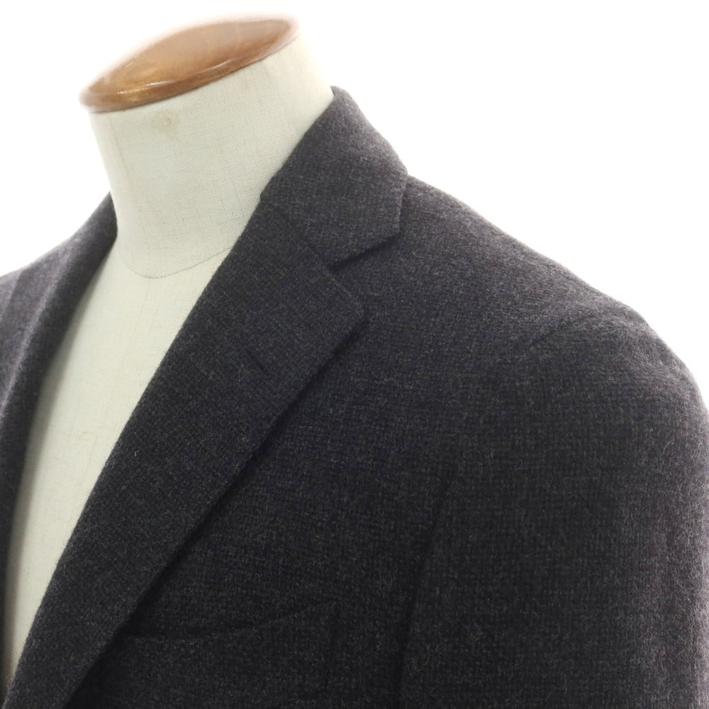 【中古】ラルディーニ LARDINI ウールコットン テーラードジャケット グレー【 46 】【 状態ランクB 】【 メンズ 】