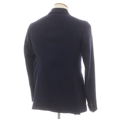 【中古】タリアトーレ TAGLIATORE ウール ダブル テーラードジャケット ネイビー【 46 】【 状態ランクC 】【 メンズ 】