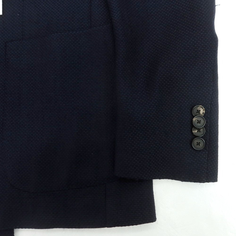 【中古】タリアトーレ TAGLIATORE ウール ダブル テーラードジャケット ネイビー【 46 】【 状態ランクC 】【 メンズ 】