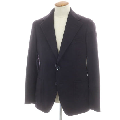 【中古】タリアトーレ TAGLIATORE カシミヤ テーラードジャケット ダークネイビー【 48 】【 状態ランクB 】【 メンズ 】