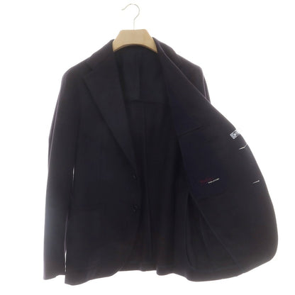 【中古】タリアトーレ TAGLIATORE カシミヤ テーラードジャケット ダークネイビー【 48 】【 状態ランクB 】【 メンズ 】
