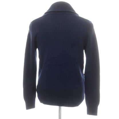 【中古】キュイス ドゥ グルヌイユ CUISSE DE GRENOUILLE ウールアクリル ショールカラー カーディガン ネイビー【 S 】【 状態ランクB 】【 メンズ 】