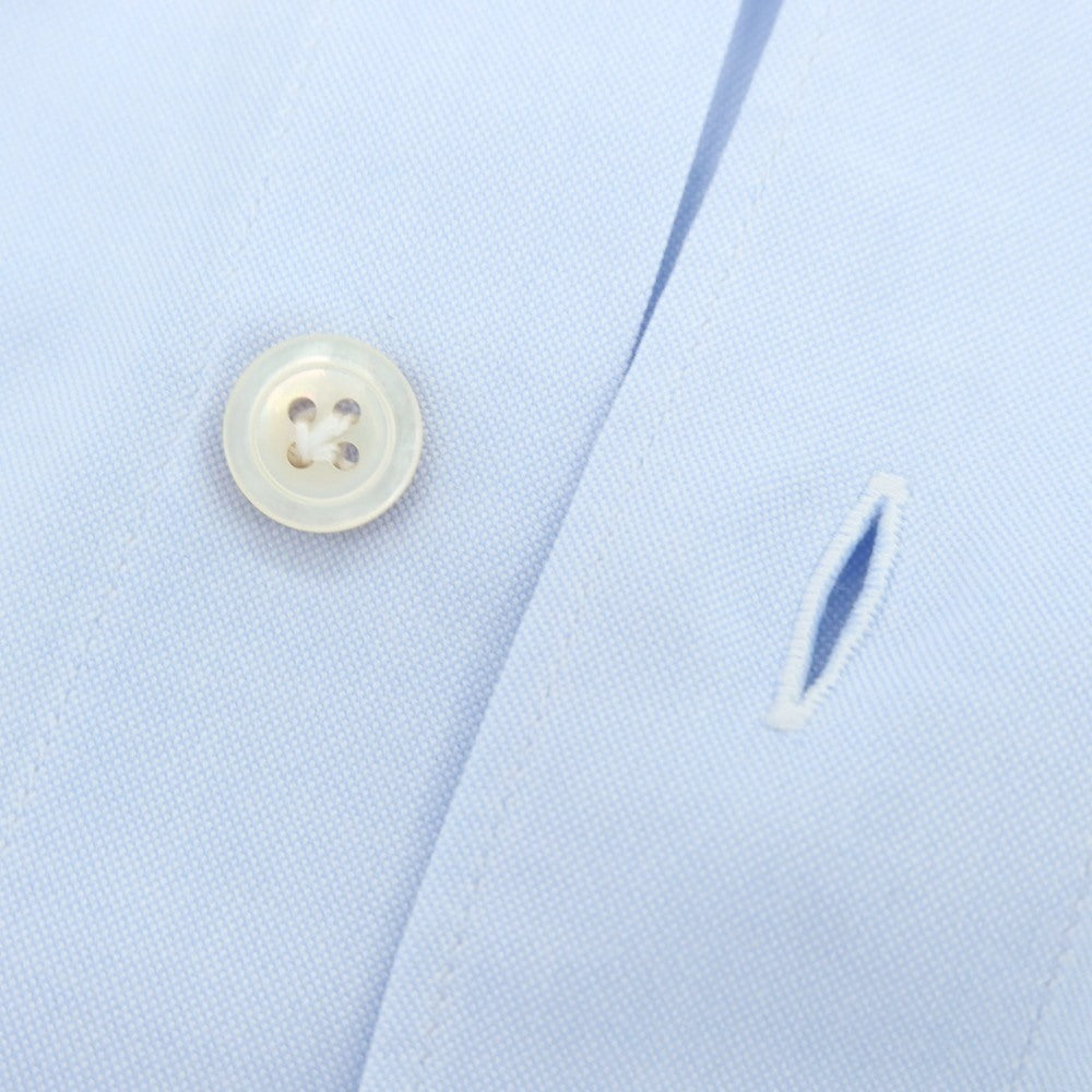 【中古】フィナモレ Finamore コットン カッタウェイ ドレスシャツ ライトブルー【 S 】【 状態ランクC 】【 メンズ 】