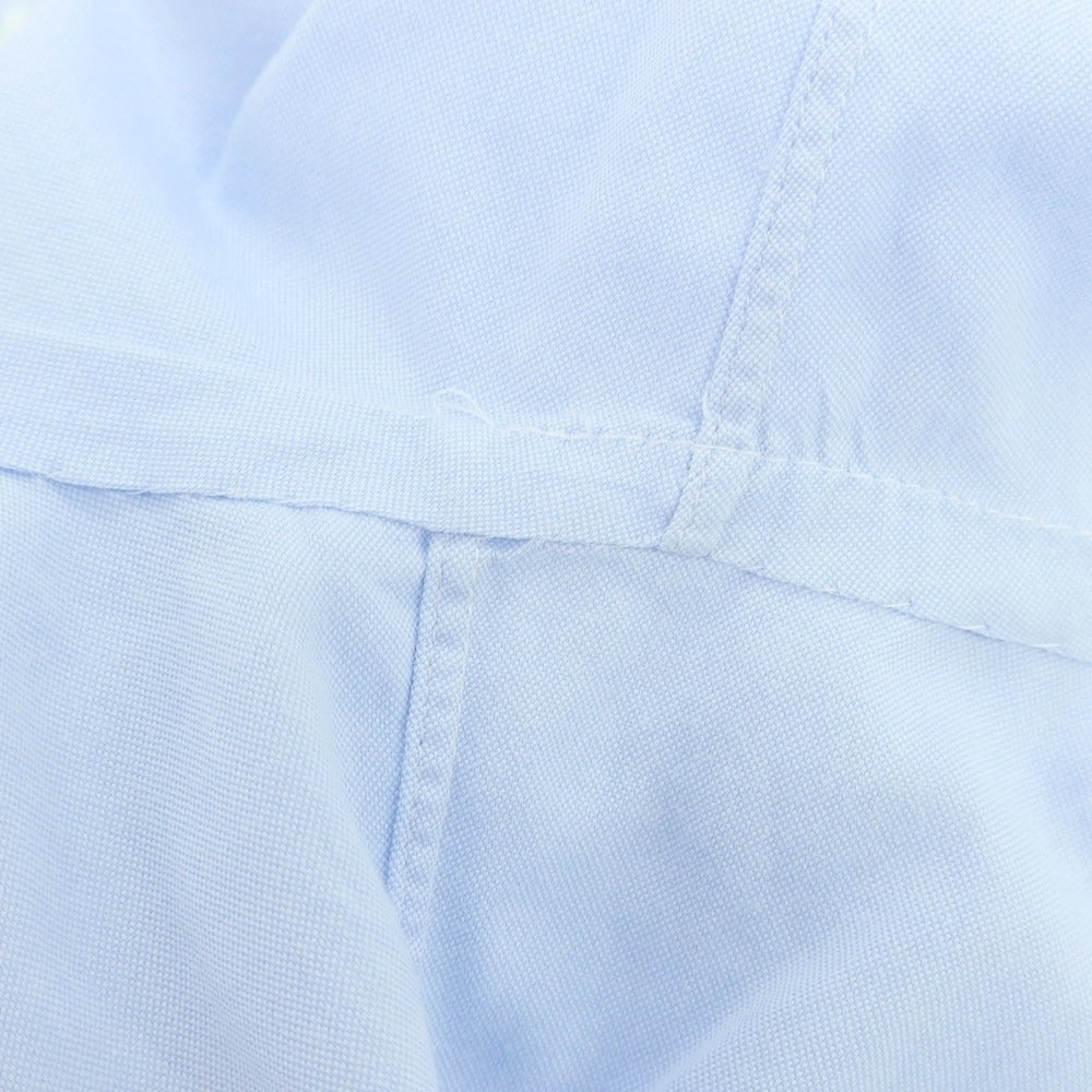 【中古】フィナモレ Finamore コットン カッタウェイ ドレスシャツ ライトブルー【 S 】【 状態ランクC 】【 メンズ 】