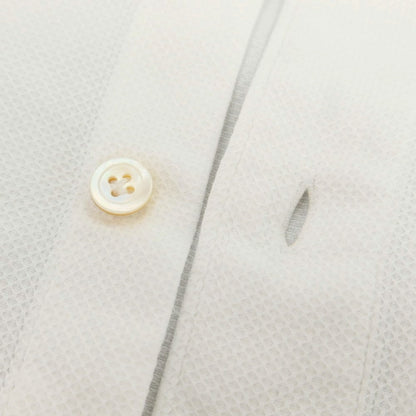 【中古】フィナモレ Finamore コットン ホリゾンタルカラー ドレスシャツ ホワイト【 39 】【 状態ランクC 】【 メンズ 】