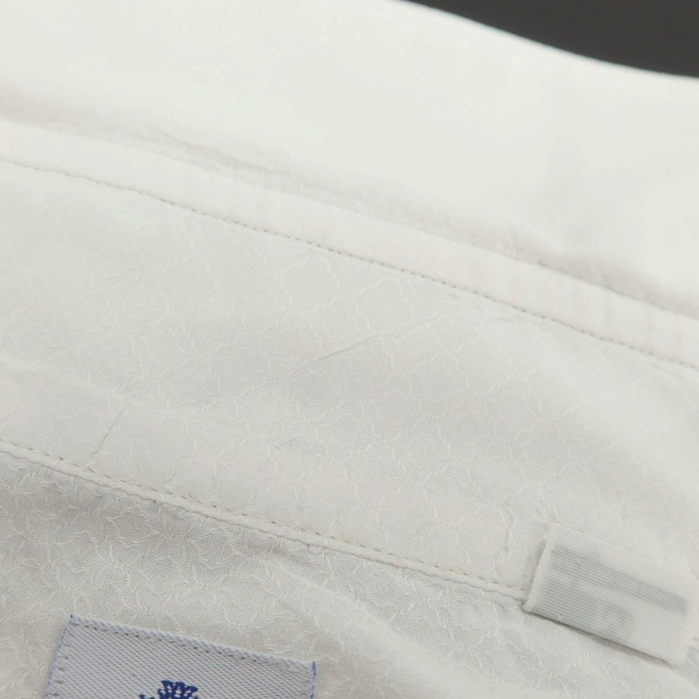 【中古】フィナモレ Finamore コットン ワイドカラー ドレスシャツ ホワイト【 M 】【 状態ランクC 】【 メンズ 】