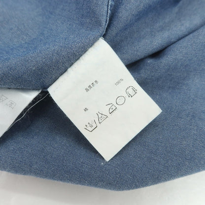 【中古】ギローバー GUY ROVER コットン ホリゾンタルカラー ウエスタンシャツ ネイビーブルー系【 M 】【 状態ランクB 】【 メンズ 】