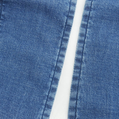 【中古】ギローバー GUY ROVER ストレッチコットン ホリゾンタルカラー ウエスタンシャツ ネイビーブルー系【 サイズM 】【 状態ランクC 】【 メンズ 】[PO20]