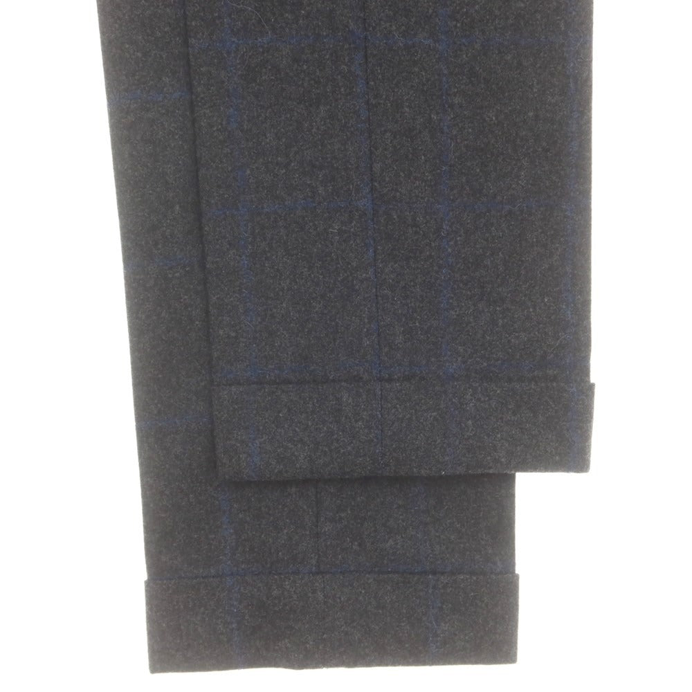 【中古】インコテックス INCOTEX ウール ドレススラックスパンツ グレーxネイビー【 46 】【 状態ランクB 】【 メンズ 】