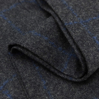 【中古】インコテックス INCOTEX ウール ドレススラックスパンツ グレーxネイビー【 46 】【 状態ランクB 】【 メンズ 】