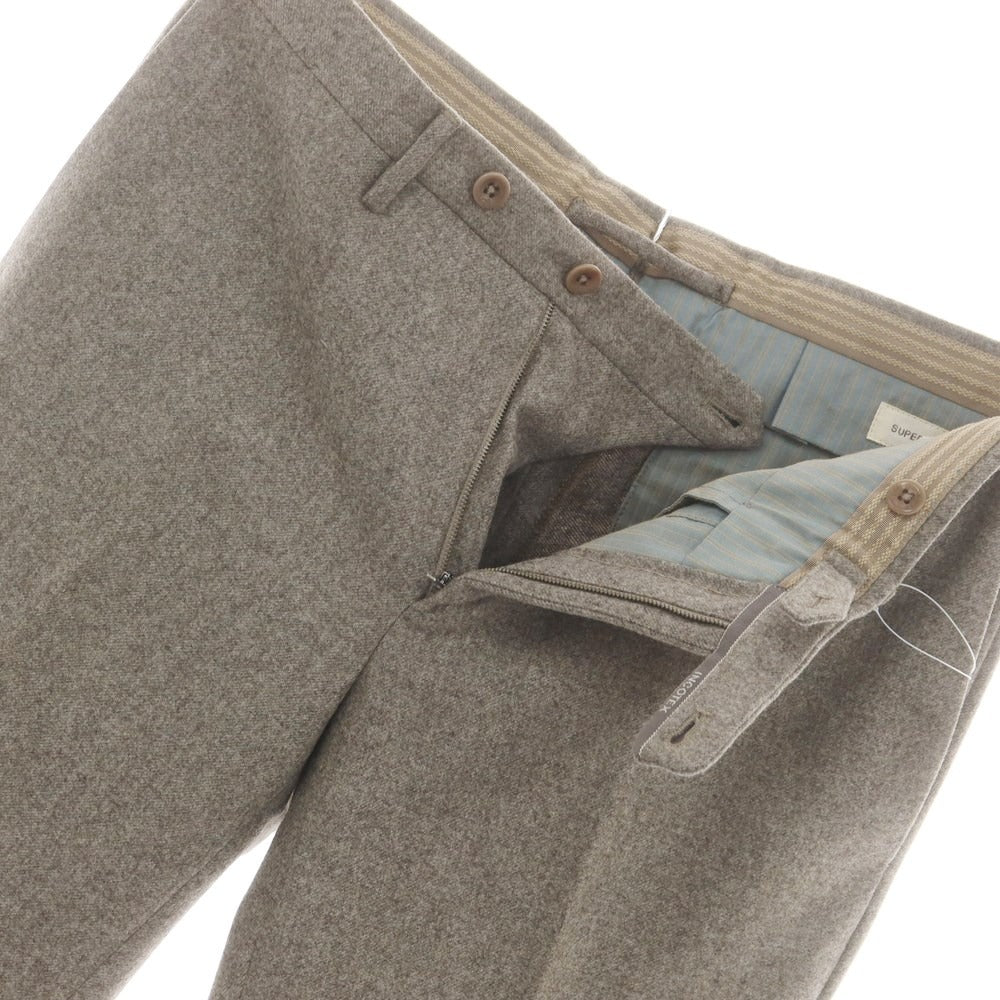 【中古】インコテックス INCOTEX ウール ドレススラックスパンツ グレージュ【 46 】【 状態ランクC 】【 メンズ 】