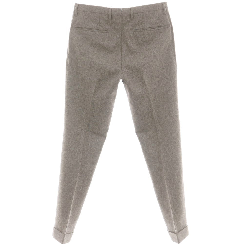 【中古】インコテックス INCOTEX ウール ドレススラックスパンツ グレージュ【 46 】【 状態ランクC 】【 メンズ 】