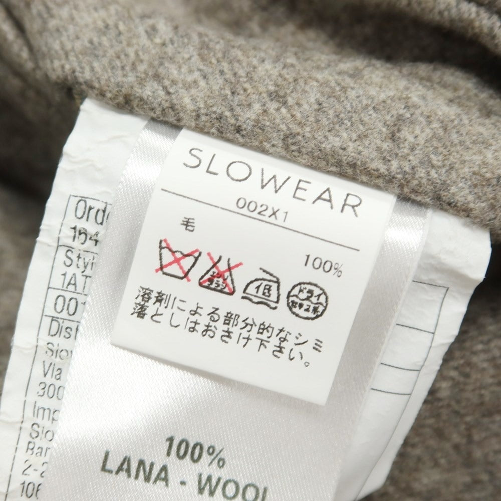 【中古】インコテックス INCOTEX ウール ドレススラックスパンツ グレージュ【 46 】【 状態ランクC 】【 メンズ 】