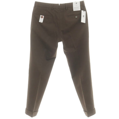 【中古】【未使用】ピーティートリノ PT TORINO コットンポリエステル カジュアルスラックスパンツ カーキブラウン【 46 】【 状態ランクS 】【 メンズ 】