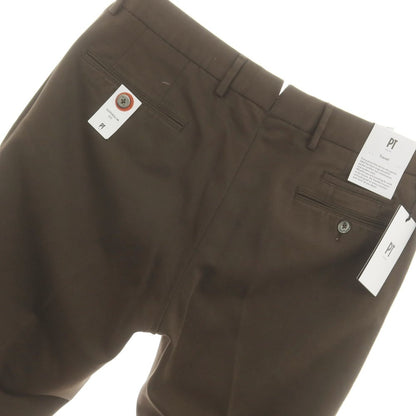 【中古】【未使用】ピーティートリノ PT TORINO コットンポリエステル カジュアルスラックスパンツ カーキブラウン【 46 】【 状態ランクS 】【 メンズ 】