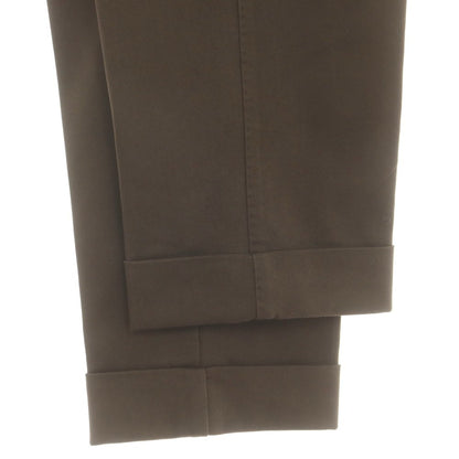 【中古】【未使用】ピーティートリノ PT TORINO コットンポリエステル カジュアルスラックスパンツ カーキブラウン【 46 】【 状態ランクS 】【 メンズ 】