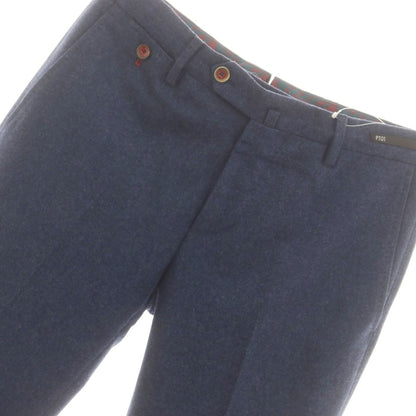 【中古】ピーティーゼロウーノ PT01 ウール ドレススラックスパンツ ネイビー【 46 】【 状態ランクB 】【 メンズ 】