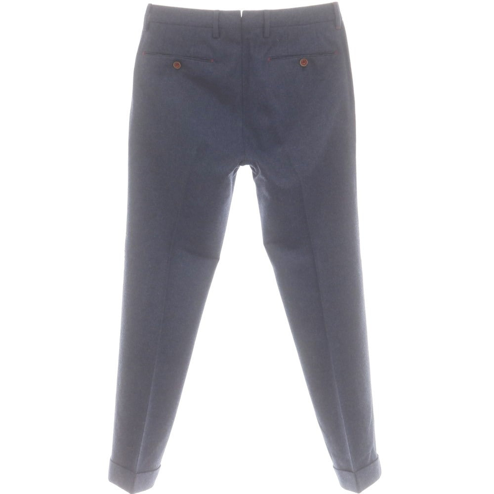 【中古】ピーティーゼロウーノ PT01 ウール ドレススラックスパンツ ネイビー【 46 】【 状態ランクB 】【 メンズ 】