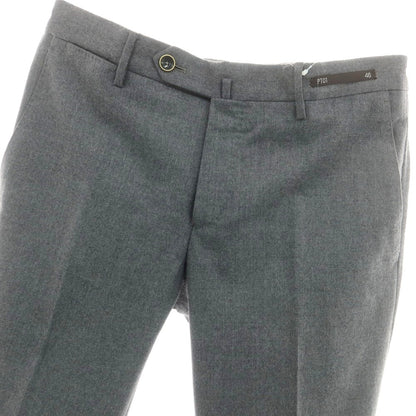 【中古】ピーティーゼロウーノ PT01 Super Slim Fit ストレッチウール ドレススラックスパンツ グレー【 46 】【 状態ランクB 】【 メンズ 】
