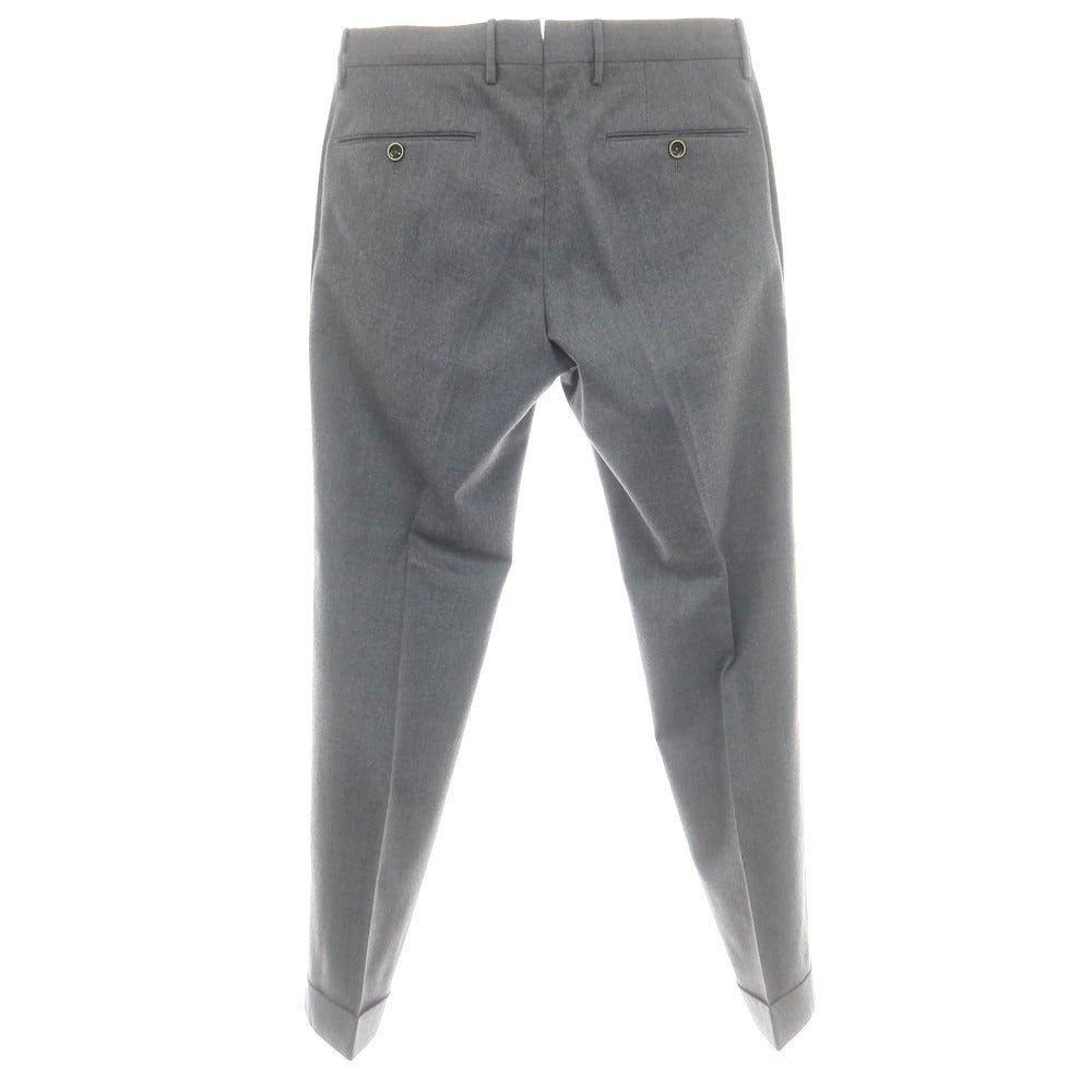 【中古】ピーティーゼロウーノ PT01 Super Slim Fit ストレッチウール ドレススラックスパンツ グレー【 46 】【 状態ランクB 】【 メンズ 】