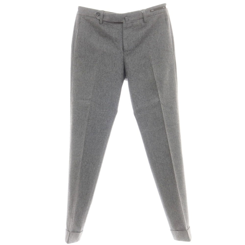 【中古】ピーティーゼロウーノ PT01 Skinny fit ストレッチウール ドレススラックスパンツ グレー【 46 】【 状態ランクB 】【 メンズ 】