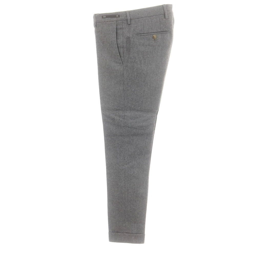 【中古】ピーティーゼロウーノ PT01 Skinny fit ストレッチウール ドレススラックスパンツ グレー【 46 】【 状態ランクB 】【 メンズ 】