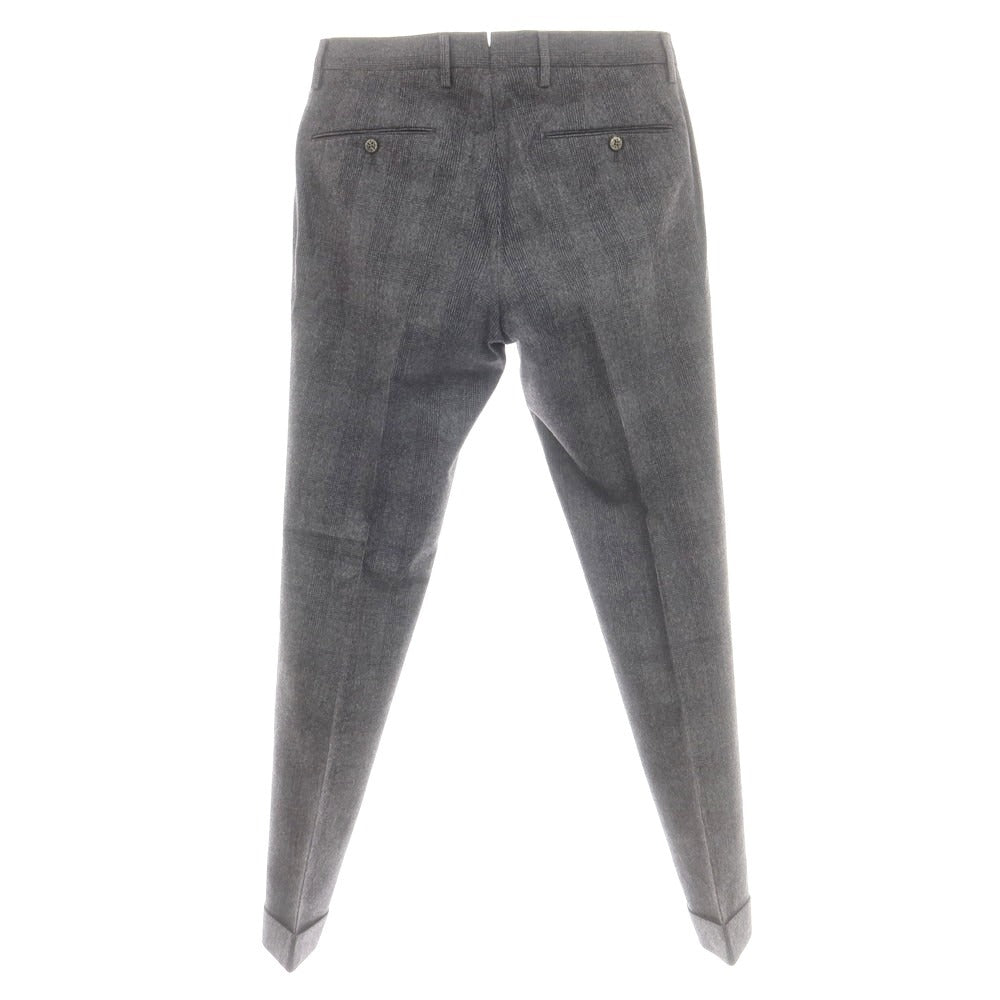 【中古】ピーティーゼロウーノ PT01 Evo fit ストレッチウール ドレススラックスパンツ グレー【 46 】【 状態ランクC 】【 メンズ 】
