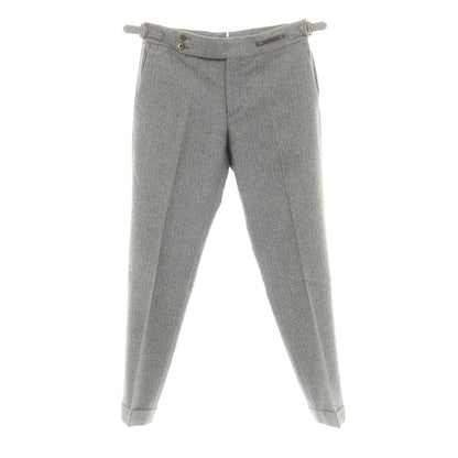 【中古】ピーティーゼロウーノ PT01 Evo fit ウール ドレススラックスパンツ グレー【 46 】【 状態ランクC 】【 メンズ 】