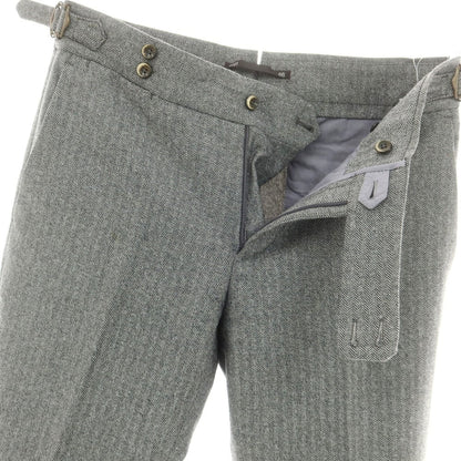 【中古】ピーティーゼロウーノ PT01 Evo fit ウール ドレススラックスパンツ グレー【 46 】【 状態ランクC 】【 メンズ 】