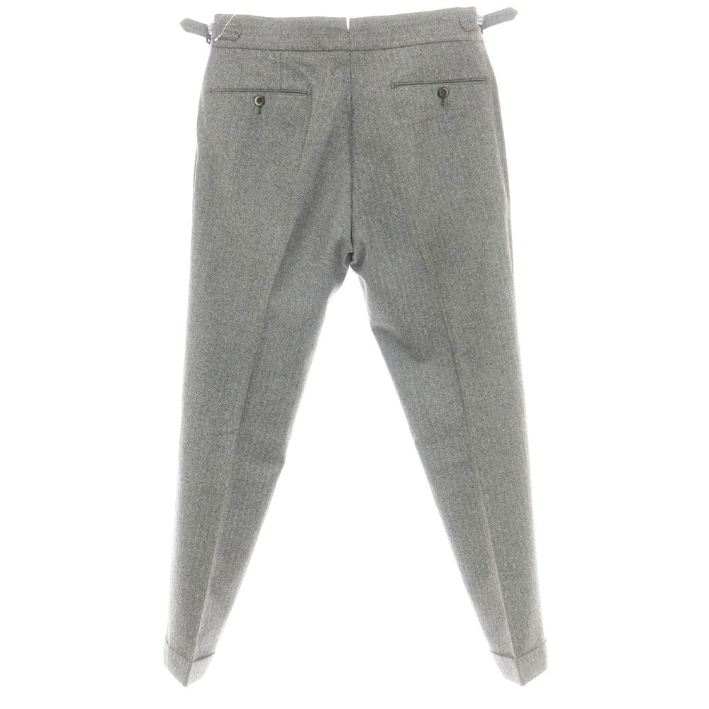 【中古】ピーティーゼロウーノ PT01 Evo fit ウール ドレススラックスパンツ グレー【 46 】【 状態ランクC 】【 メンズ 】