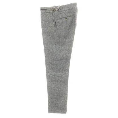 【中古】ピーティーゼロウーノ PT01 Evo fit ウール ドレススラックスパンツ グレー【 46 】【 状態ランクC 】【 メンズ 】